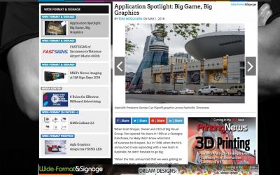 A Detailed Look at our Sign and Graphics Work for the Predators